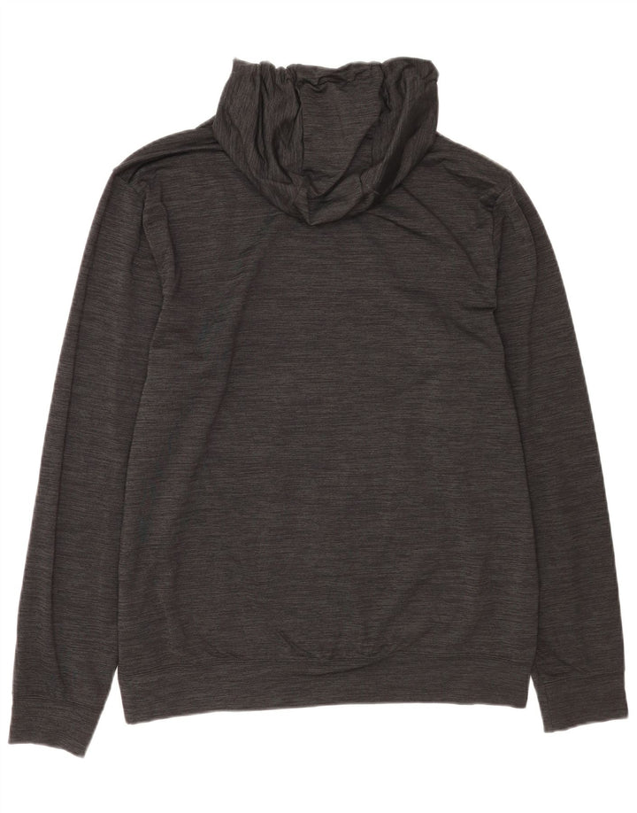 Puma muška majica s kapuljačom Veliki crni poliester