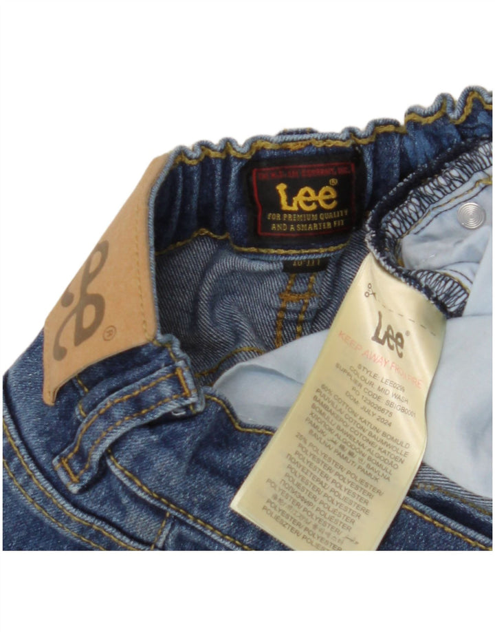 LEE Boys Straight Jeans 10-11 Years W22 L24 Plavi pamuk