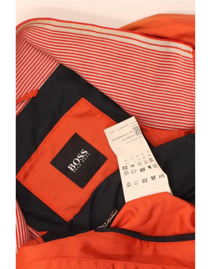 Hugo Boss muška bomber jakna EU 52 XL narančasta poliamidna
