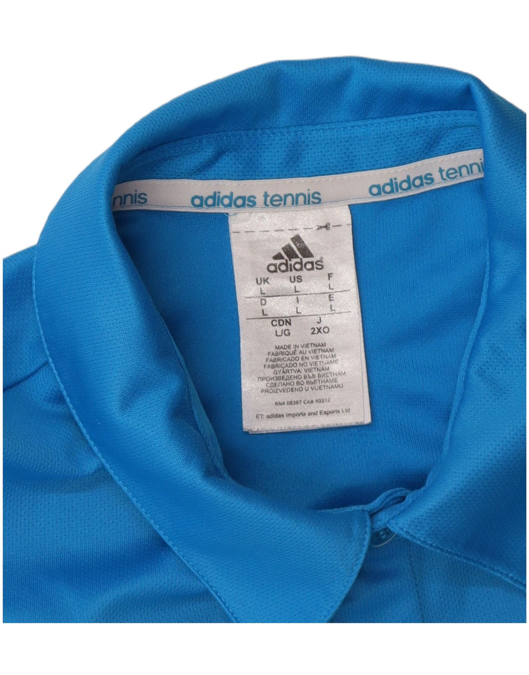 Adidas muška Climalite polo majica velika plava poliesterska boja