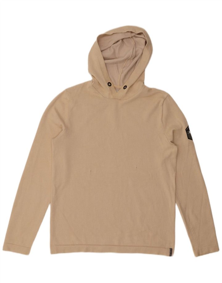 JACK & JONES Muški džemper s kapuljačom srednje bež boje