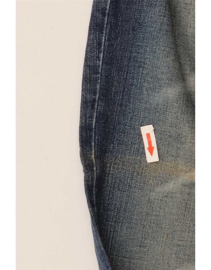 LEE Ženske Felton lepršave traperice W29 L29 Plavi pamuk