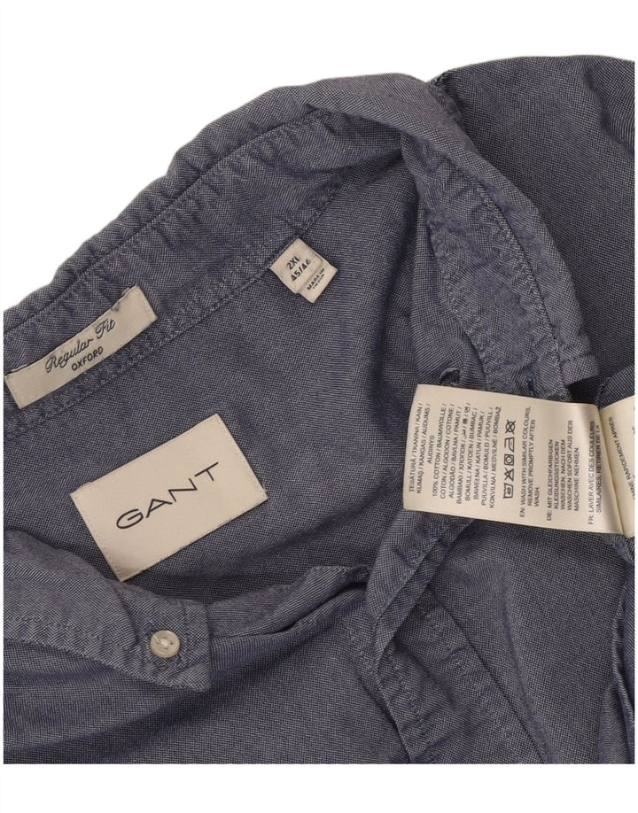 Gant muška košulja standardnog kroja veličina 45/46 2XL plavi pamuk