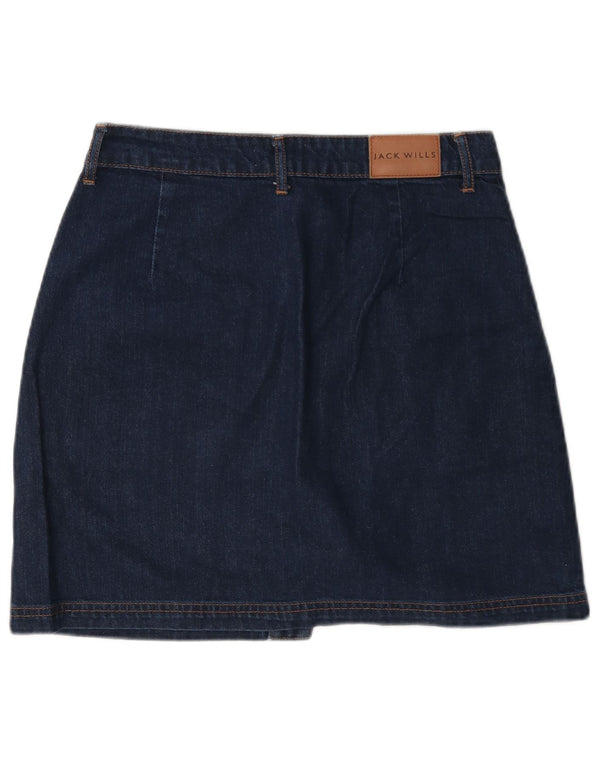 Jack Wills ženska mini traper suknja UK 10 mala W27 plavi pamuk