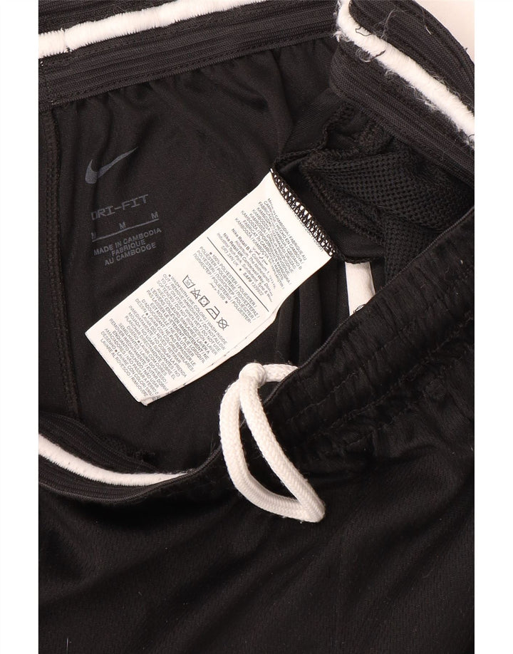 Nike muške Dri Fit grafičke sportske kratke hlače srednje crne boje od poliestera