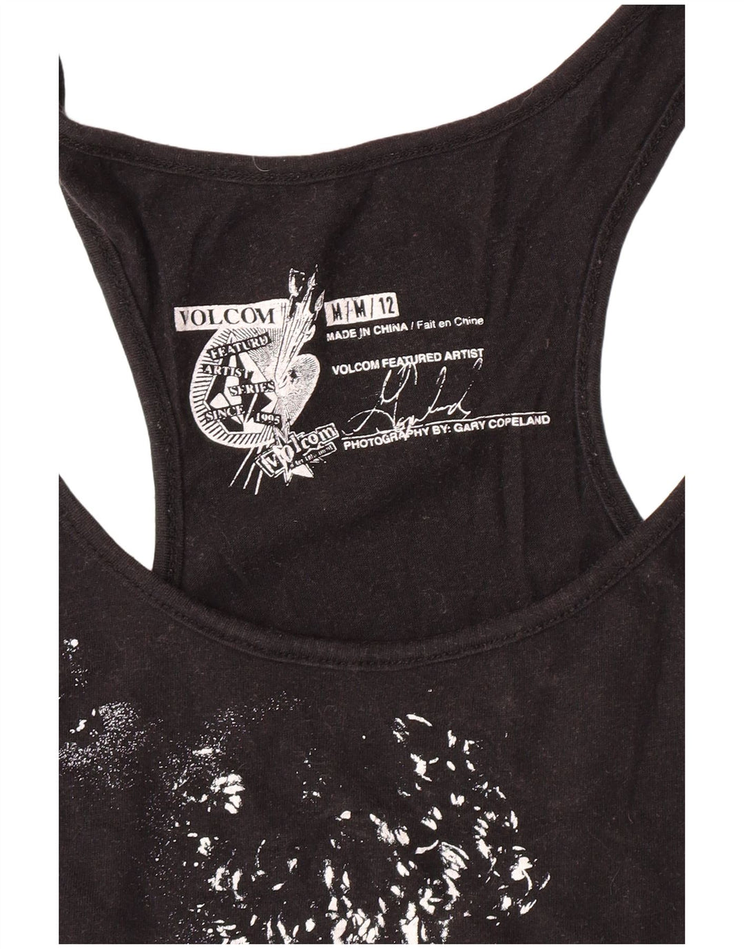 Volcom ženski grafički prsluk UK 12 Medium Black Rock