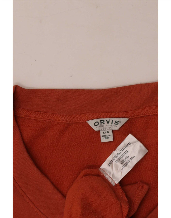 Orvisov ženski džemperi velike veličine UK 16 Large Orange Modal