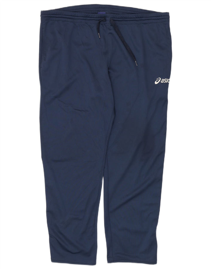 ASICS Mens Tracksuit Trousers 2XL  Navy Blue