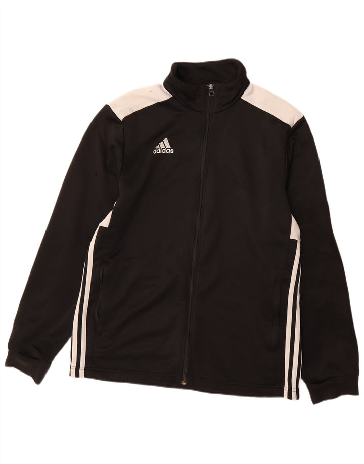 ADIDAS muška gornja jakna trenirke, veliki crni poliester u boji