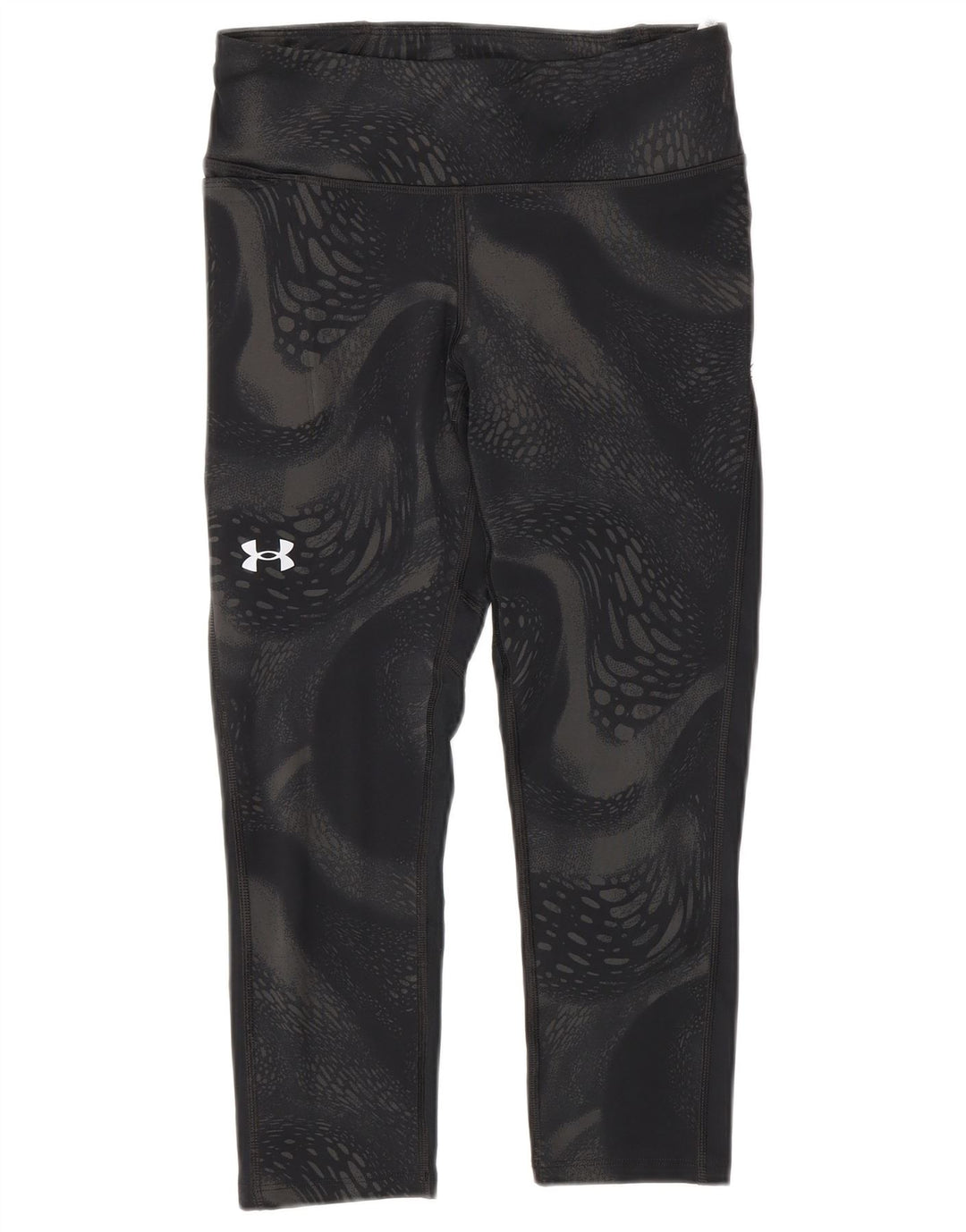 Under Armour Ženske kompresijske Capri tajice UK 10 Male crne geometrijske