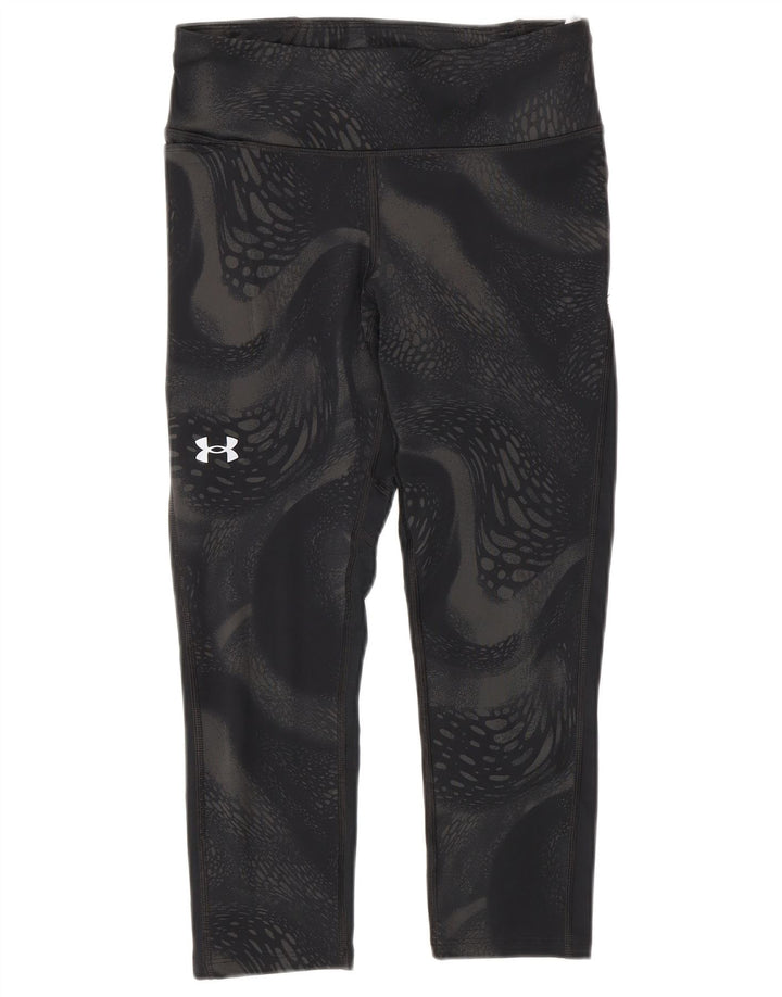 Under Armour Ženske kompresijske Capri tajice UK 10 Male crne geometrijske