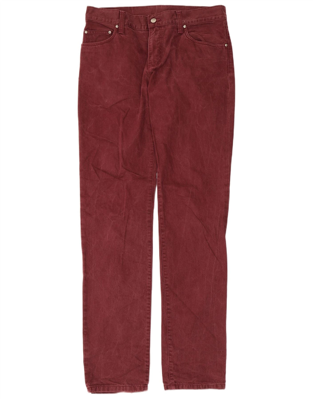 CARHARTT Muške uske traperice W33 L34 Bordo