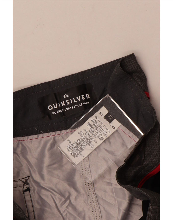Quiksilver muške kratke hlače za plivanje Srednje crni cvjetni poliester