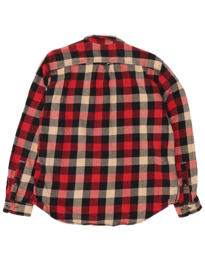 EDDIE BAUER Muška flanelska košulja, veliki crveni karirani pamuk