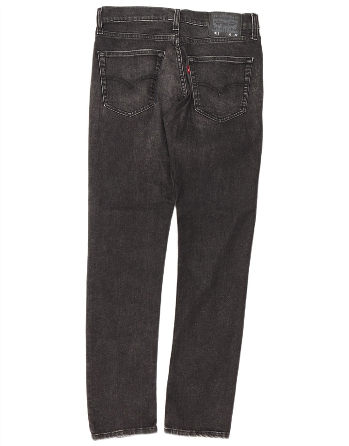 Levi's muške 511 uske traperice W32 L32 crni pamuk