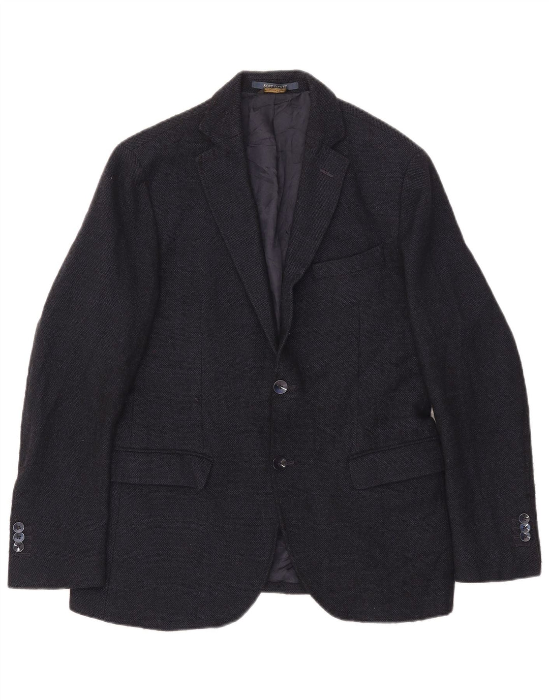 Massimo Dutti muška jakna s 2 gumba EU 48 srednje tamnoplava vuna