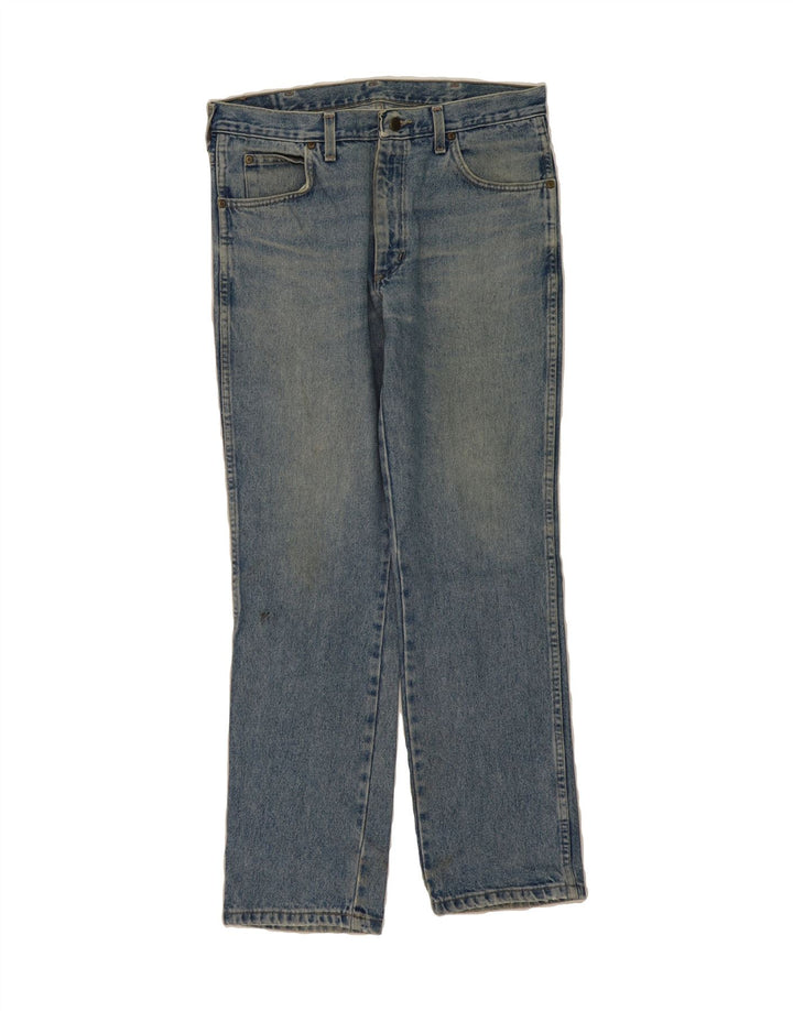 WRANGLER Mens Straight Jeans W34 L30 Blue Cotton Vintage Wrangler and Second-Hand Wrangler from Messina Hembry 