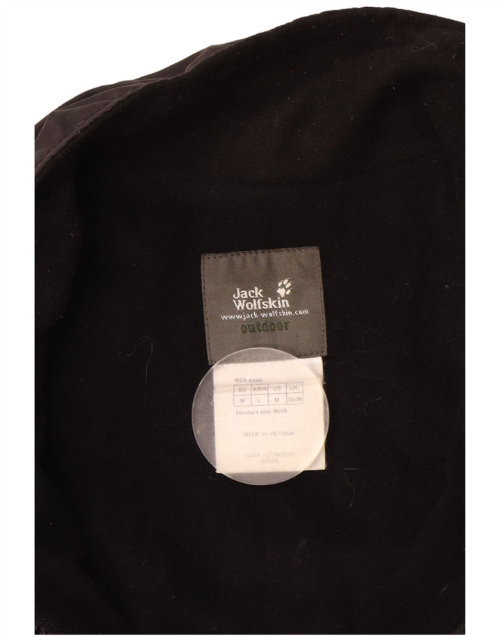 Jack Wolfskin muška vjetrovka jakna UK 36/38 Srednje crni poliester