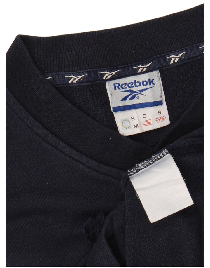 REEBOK Muška majica s kratkim rukavima Mali tamnoplavi pamuk