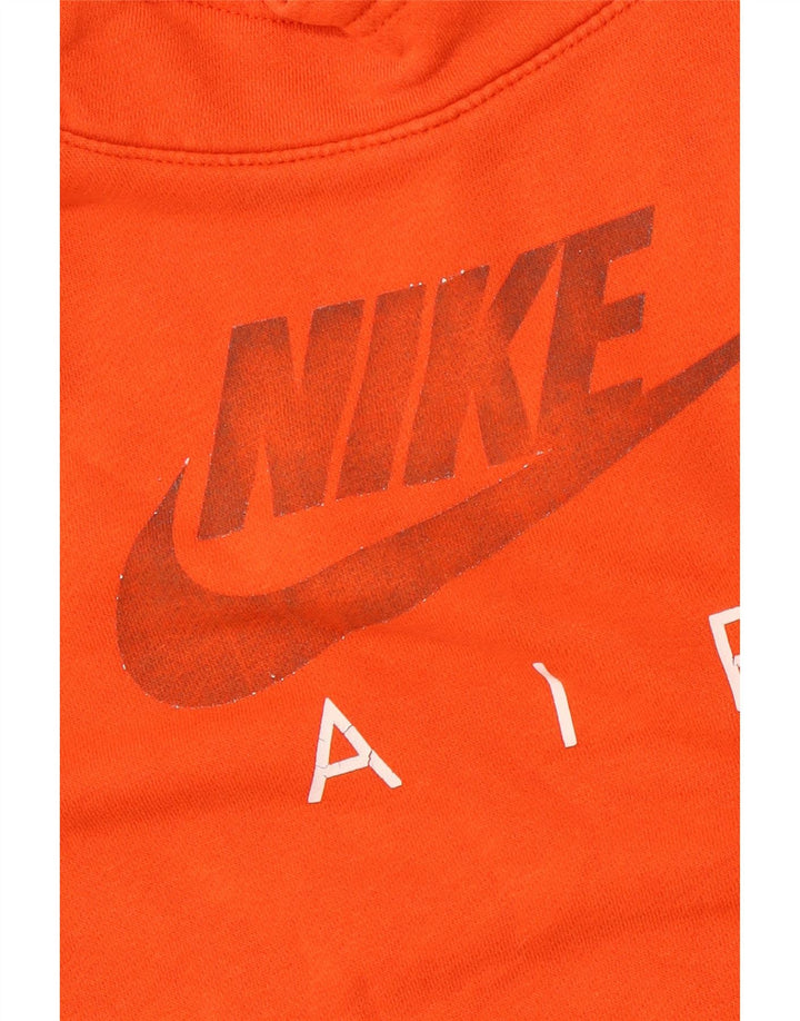 NIKE Ženska majica s kapuljačom s kapuljačom s grafičkim motivima UK 10 Small Orange Colourblock