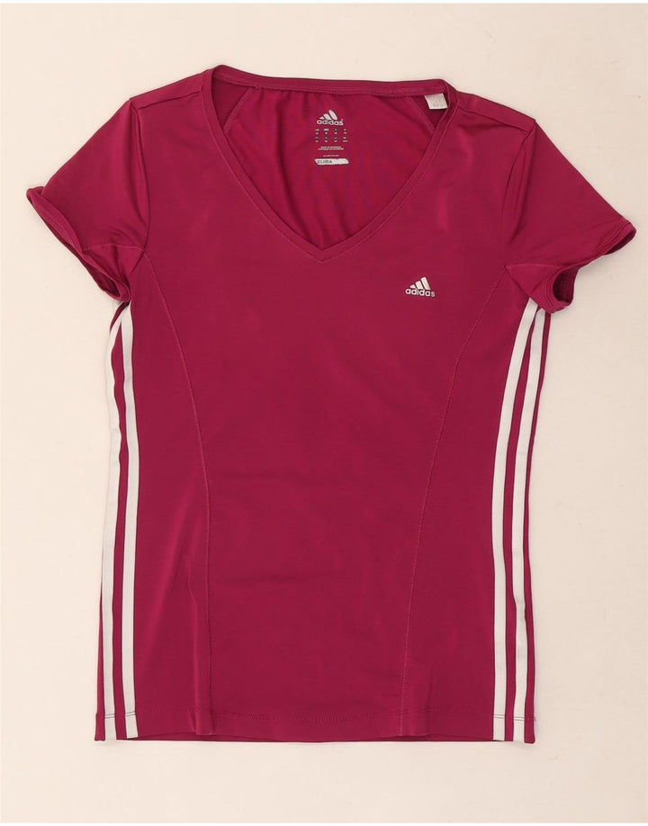 Adidas ženska majica kratkih rukava Climacool UK 14 Srednje ružičasti poliester