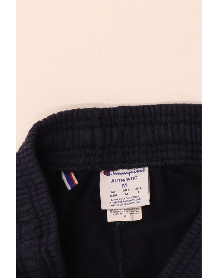 Champion, muške trenirke s grafičkim motivima, srednje plave pamučne hlače