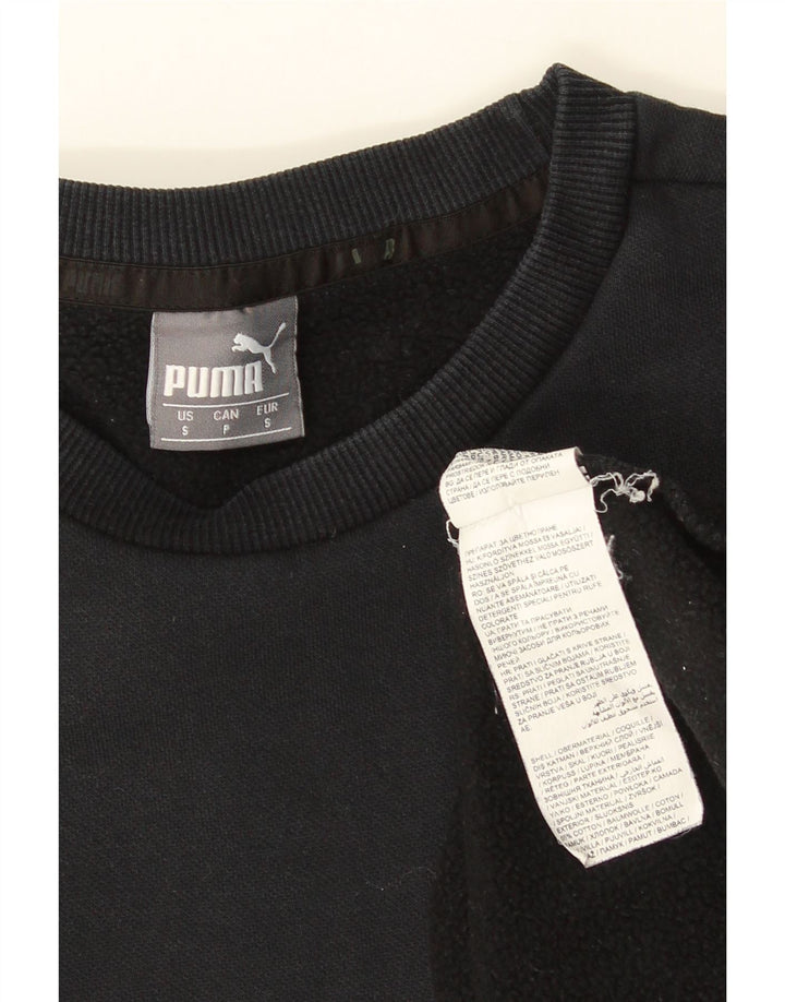 Puma veliki ženski džemper UK 10 mali crni pamuk