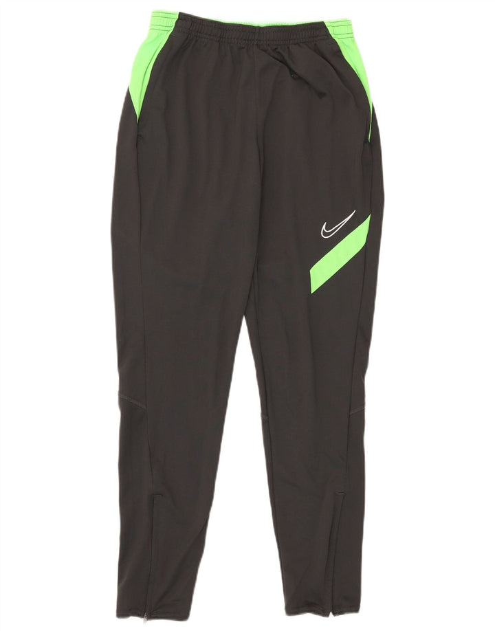 Nike muške Dri Fit hlače za trenirku male sive boje od poliestera