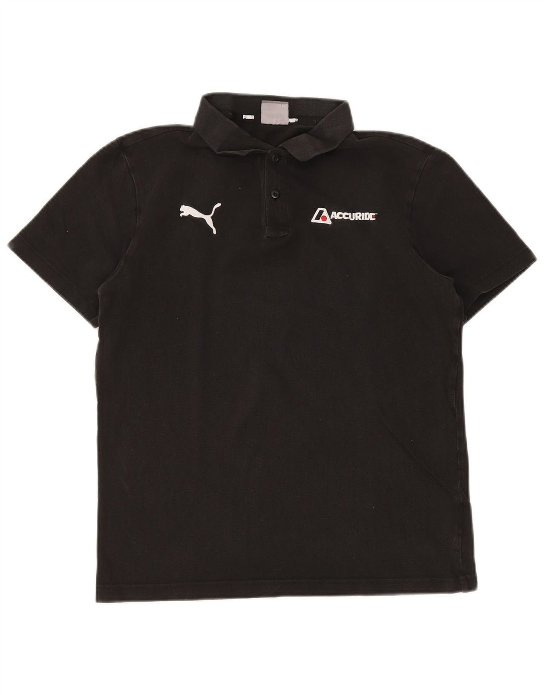 PUMA muška polo majica srednje crne pamučne boje