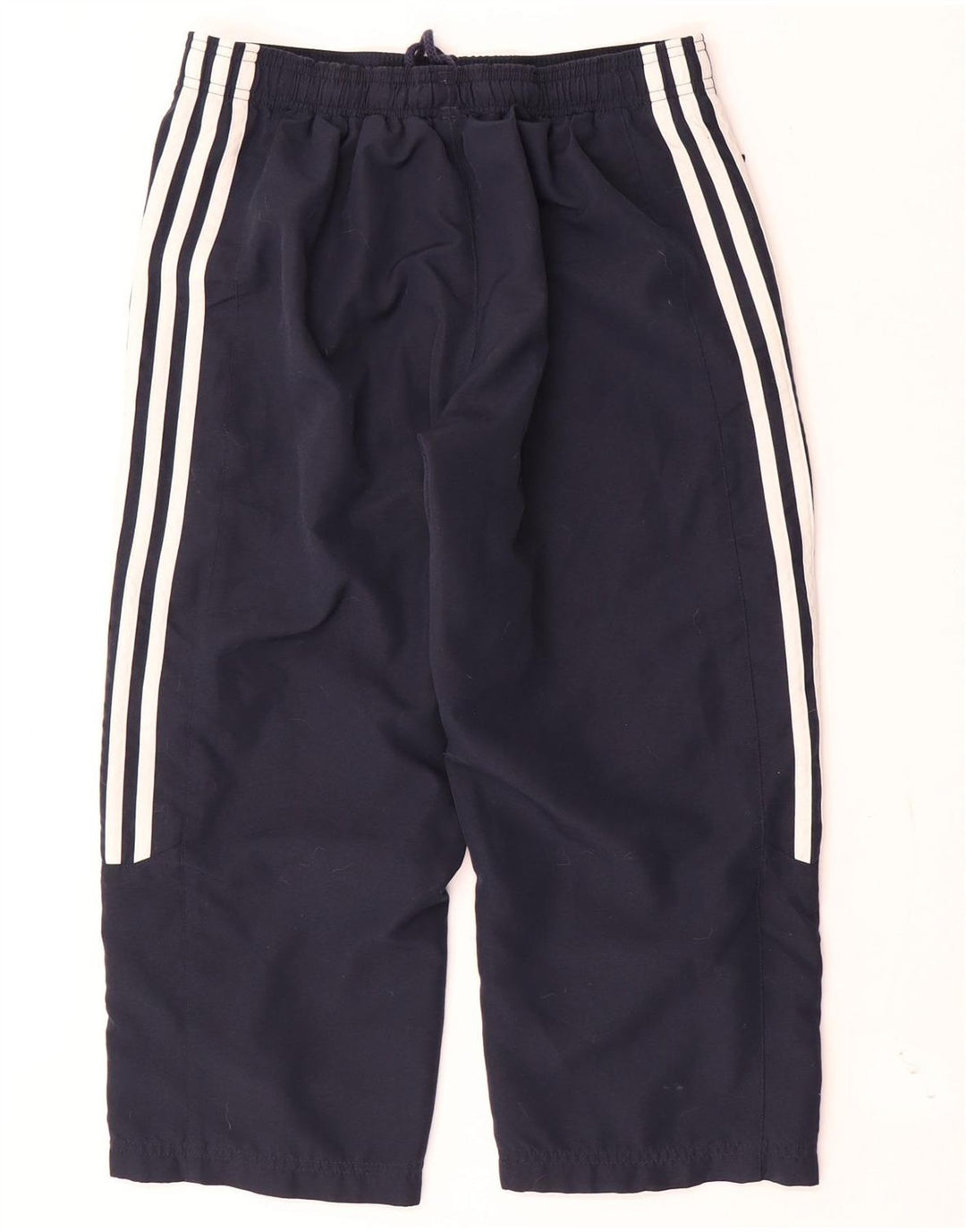 Adidas ženske Capri trenirke hlače UK 10 Male tamnoplave poliesterske