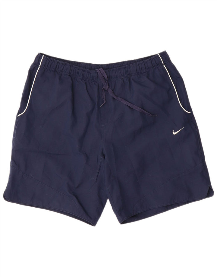 Nike muške sportske kratke hlače velike tamnoplave poliesterske boje