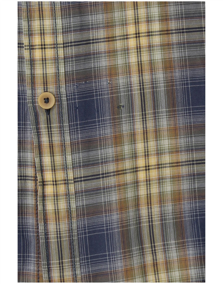 CAMEL ACTIVE Muška majica kratkih rukava standardnog kroja XL plava karirana