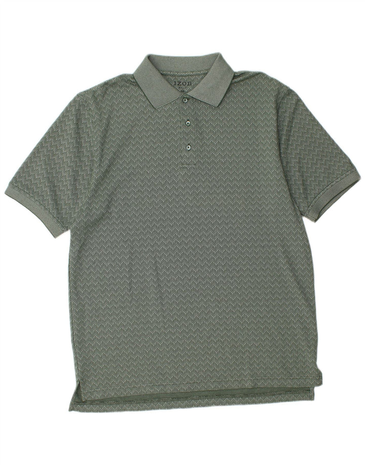 Izod muška polo majica Srednje zelena ševron pamuk
