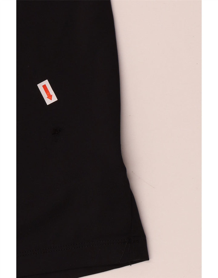 NIKE Boys Dri Fit Slim Fit Pullover Top Trenirka 12-13 Years Large Black