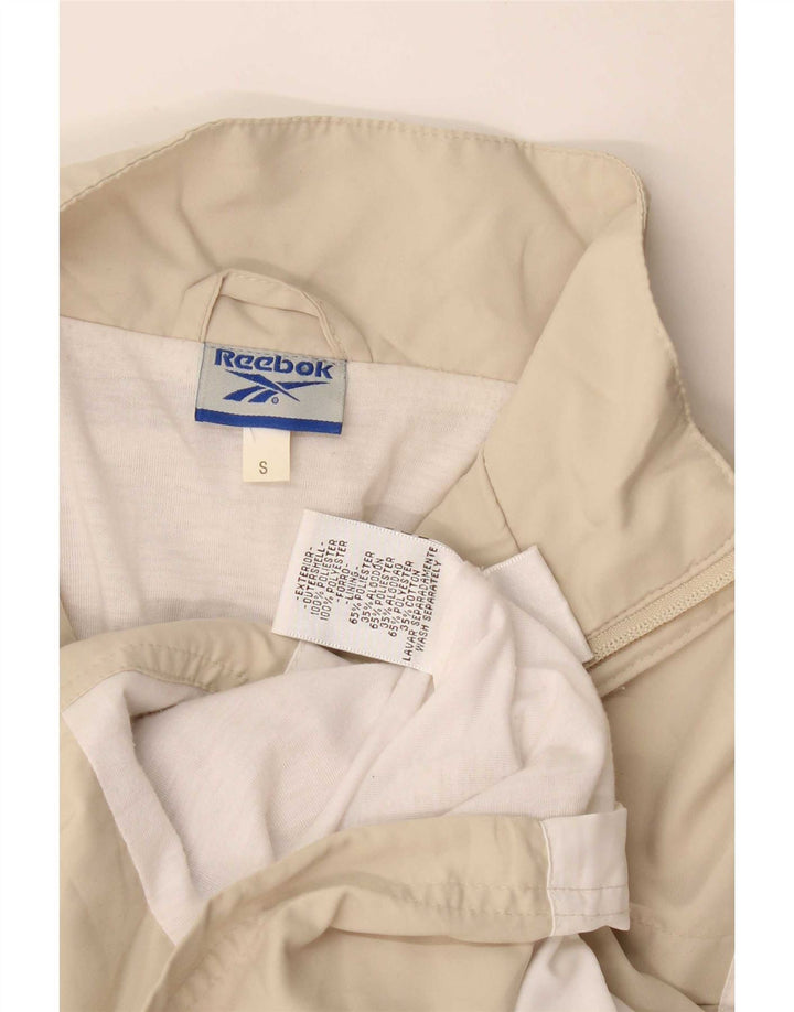 Reebok ženska trenirka gornja jakna UK 10 Small Beige Colourblock poliester