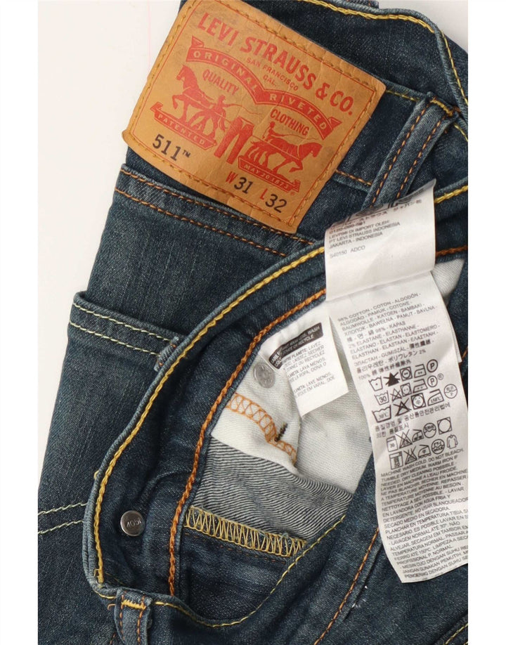 Levi's muške 511 uske traperice W31 L32 plavi pamuk