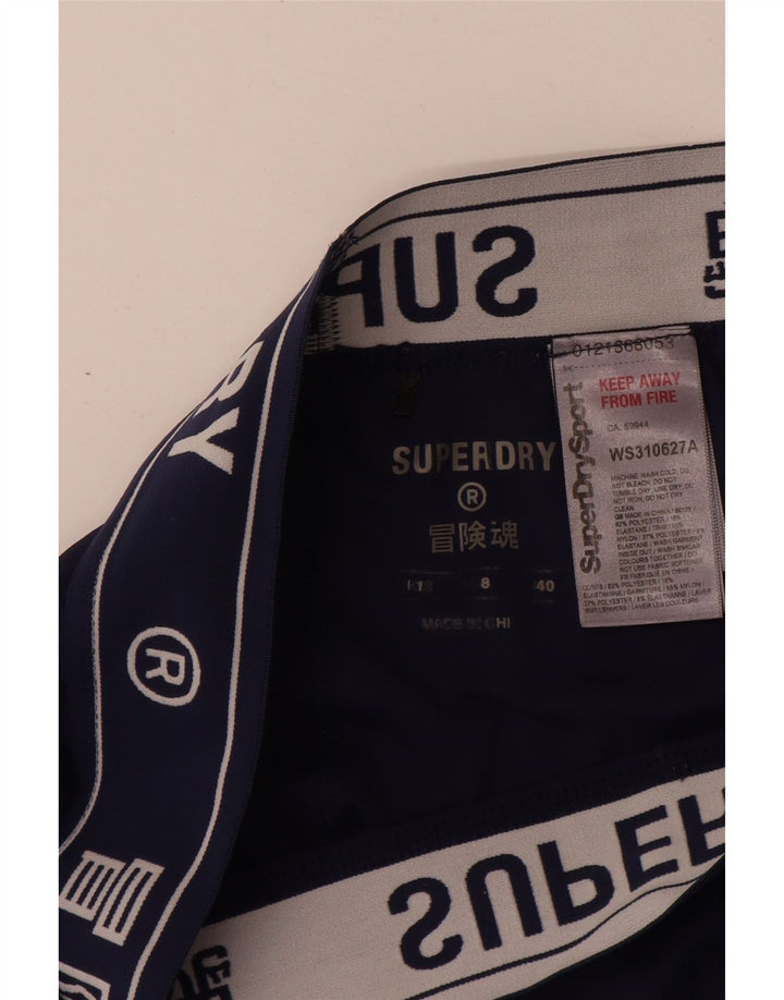 Superdry ženske grafičke tajice UK 12 Medium tamnoplavi poliester