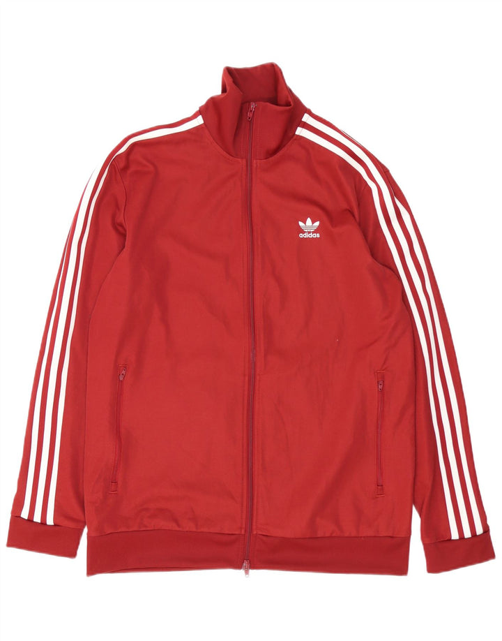 Adidas muška gornja jakna od trenirke, veliki bordo poliester