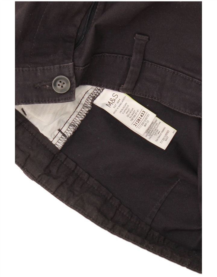 Marks & Spencer muške chino kratke hlače W32 srednje tamnoplavi pamuk