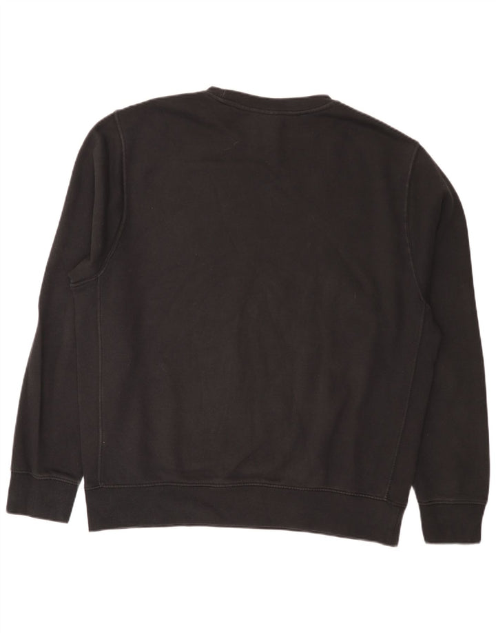 Veliki crni pamuk Nike Graphic Regular Fit Sweatshirt džemper