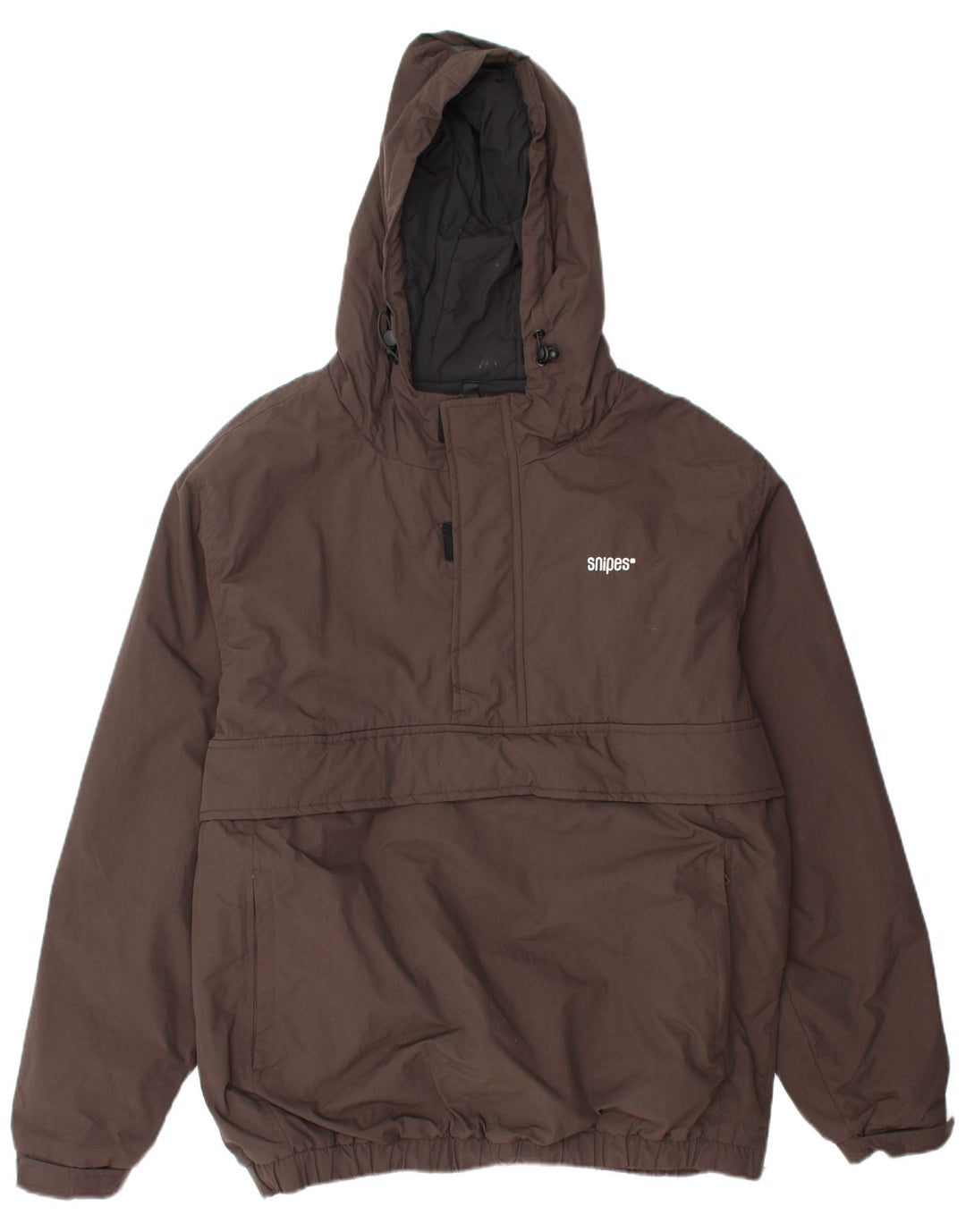 SNIPES muška anorak jakna s kapuljačom UK 42 XL smeđi poliamid