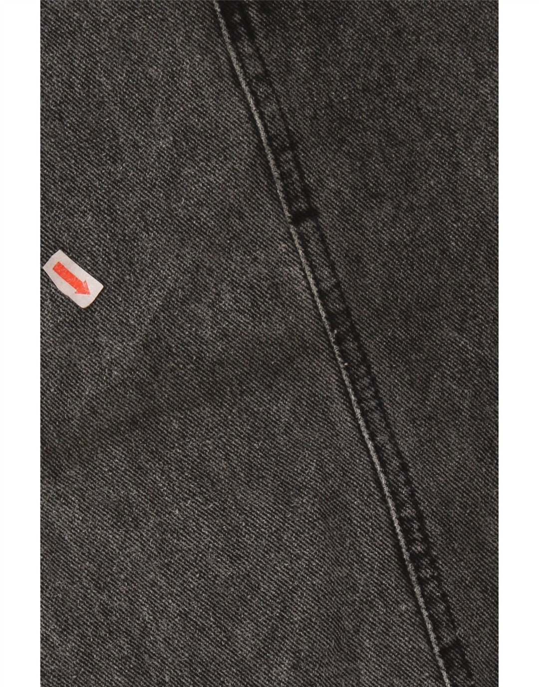 VINTAGE ženska traper suknja W26 mala siva pamuk