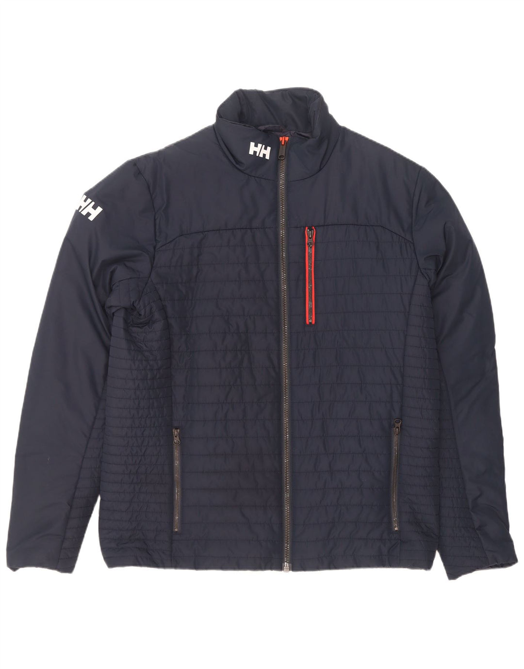 Helly Hansen muška grafička podstavljena jakna UK 42 XL tamnoplavi poliester