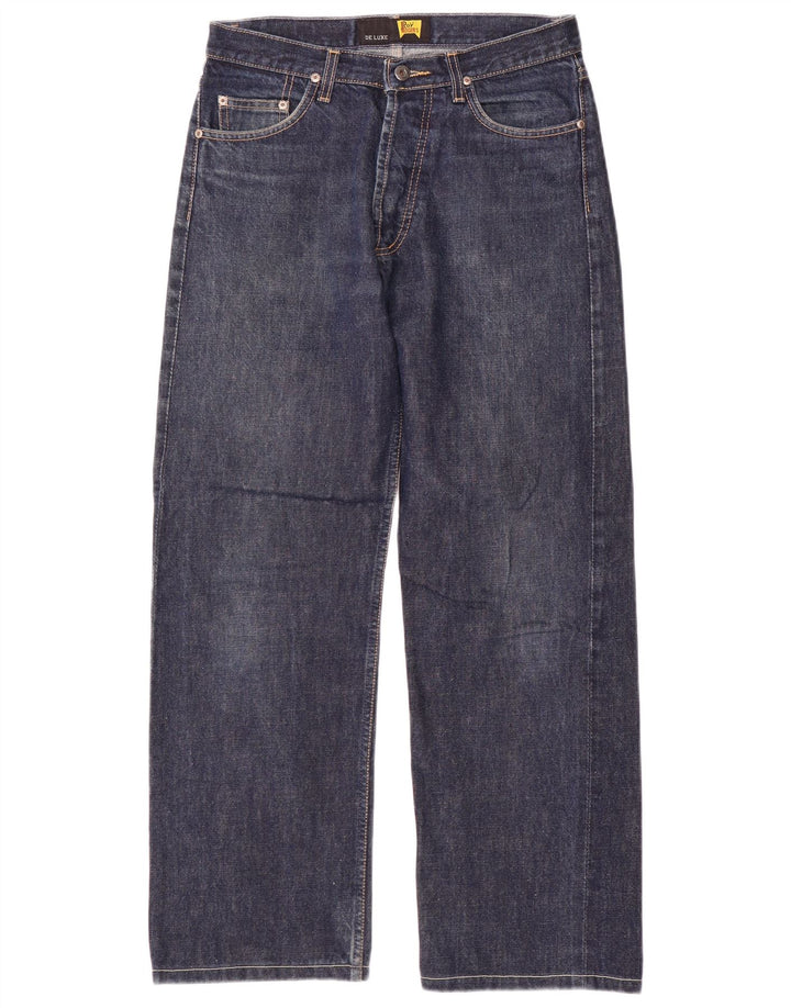 Roy Rogers muške ravne traperice W31 L29 tamnoplavi pamuk