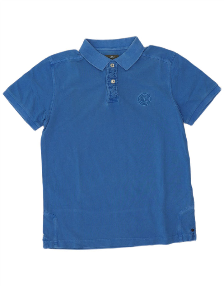 Timberland muška uska polo majica srednje plavi pamuk