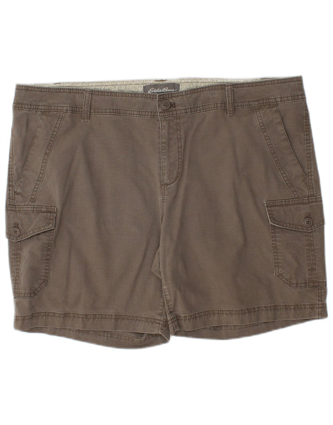 Eddie Bauer ženske kargo kratke hlače US 18 2XL W40 sivi pamuk