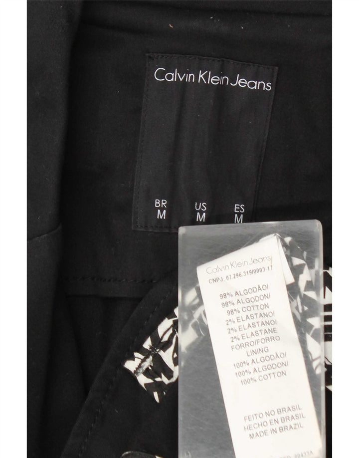 Calvin Klein Jeans muška jakna sa 2 gumba UK 38 srednje crni pamuk