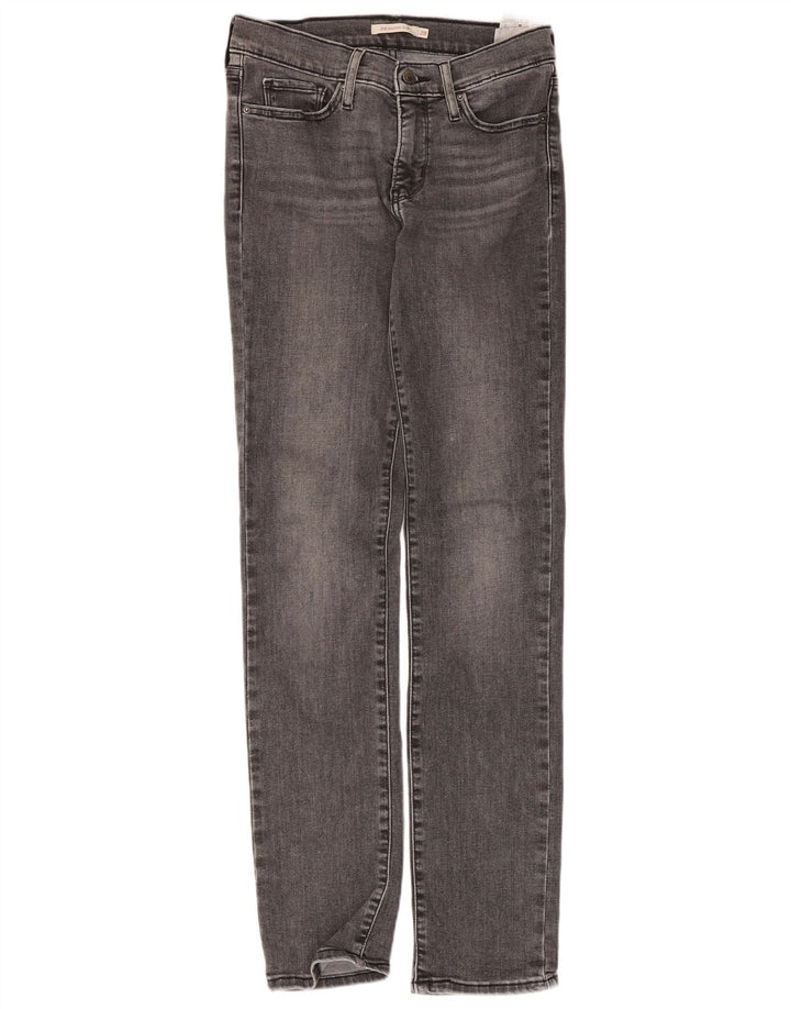 Levi's ženske 312 uske traperice W28 L32 sivi pamuk