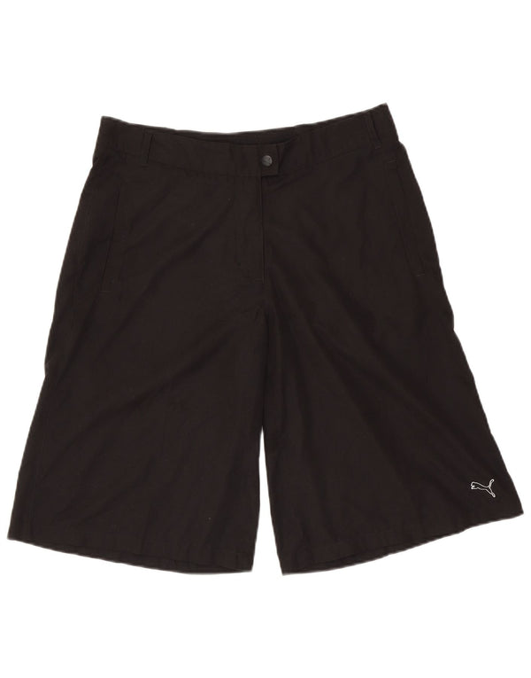 PUMA Ženske bermude UK 12 srednje W30 crni poliester