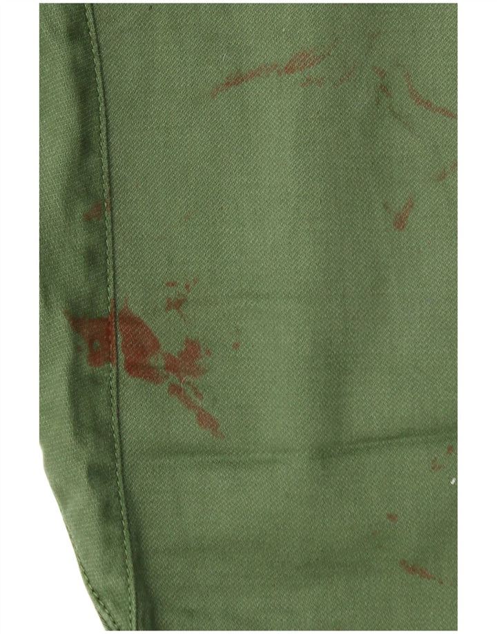 Quiksilver muške ravne chino hlače srednje veličine W30 L30 zeleni poliester